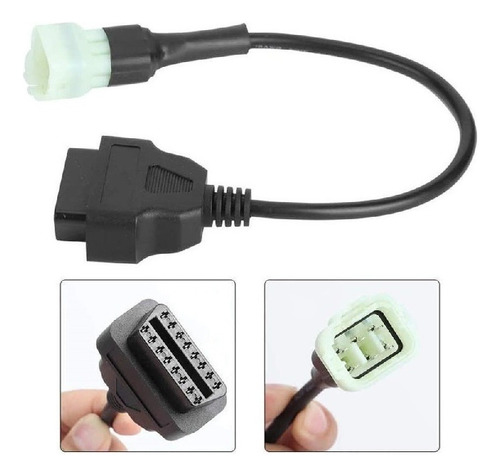 Cable De Conversión Obd De 16 Pines A 6pines Motocicleta Ktm