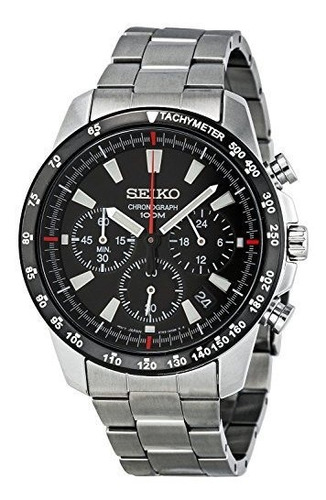 Reloj Seiko Ssb031 Cronografo De Acero Inoxidable Para Hombr
