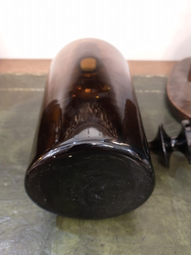 Imagen 6 de 6 de Antiguo Frasco De Farmacia Laboratorio Con Tapón