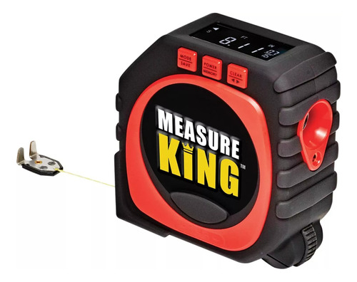 Cinta Métrica King 3 En 1 Pantalla Digital 3 Mts - Laser 7 M