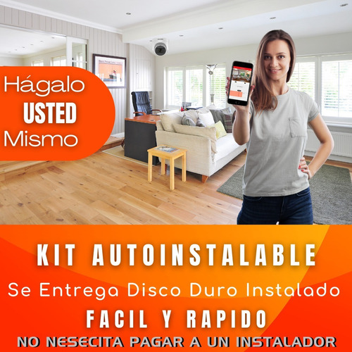 Imagen 6 de 7 de Kit 4 Cámaras Inalámbricas Con Audio Full Hd + Disco 1 Tb