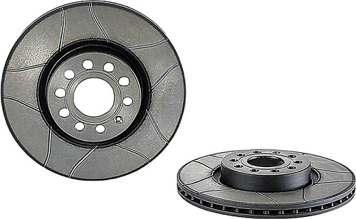 Jgo 2 Discos Ranurados Delanteros Audi A3 04/11 Brembo