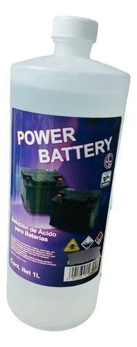 Liquido Para Batería Y Acumulador Power Battery Litro C/u