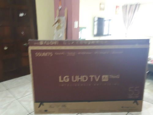 Imagem 3 de 3 de Tv LG Uhd Smart 4k 55 Polegadas Tela Quebrada Cnota Fiscal
