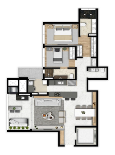 Imagem 3 de 15 de Lançamento Apartamento À Venda Bigorrilho / Casa Milano / 2 Dormitórios - Ap0022_wal - 70138995