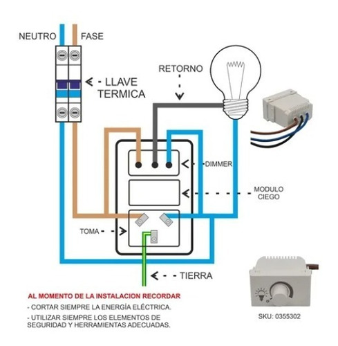 Imagen 3 de 4 de Módulo Variador De Tensión Dimmer Led Urbana Exultt