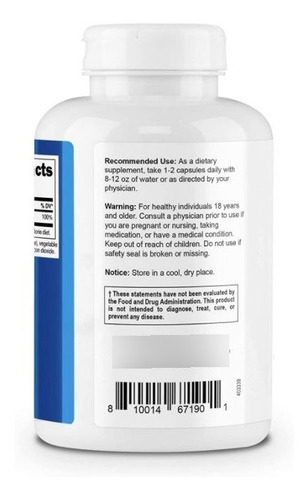 Original Citrato De Magnesio Nutricost 420mg, 120 Por, 210mg