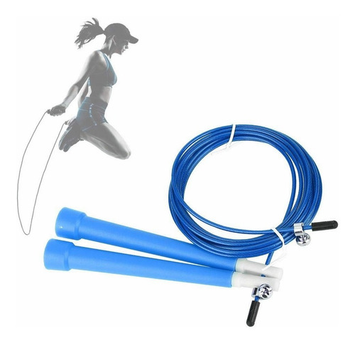 Imagen 5 de 10 de Cuerda De Saltar Velocidad Cardio Crossfit Deporte