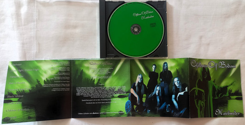 Children Of Bodom - Hatebreeder Cd 1er Ed. Japonesa Heavy Primer Edición Japonesa (Usado)