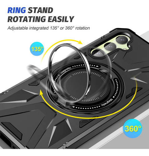 Funda Con Soporte De Protección Resistente For Samsung
