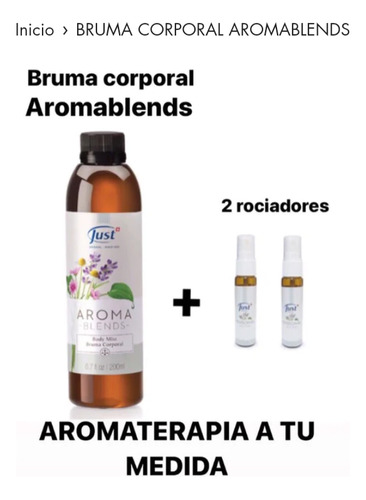 Bruma  Corporal Aroma Blend +2 Frasquitos 