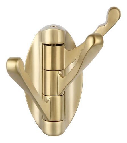 Angle Simple Gancho Para Toallas De Oro Cepillado, Soporte G