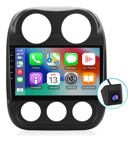 Estéreo 4+64g 4k Para Jeep Compass Patriot 2010-2016 Wifi6.