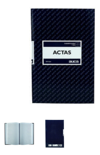 Libro De Actas Lineal Foliado Tapa Dura 200hj Auca