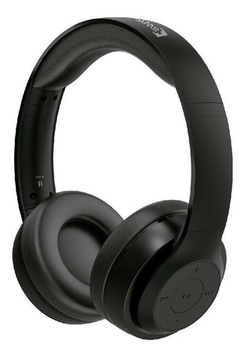 Audífonos Swissmobility Diadema Bluetooth Negro Swm-10bk