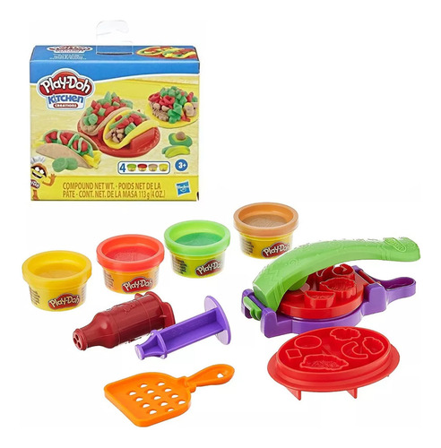 Play Doh Set Kitchen Tacos Y Tortillas Plastilinas Hasbro