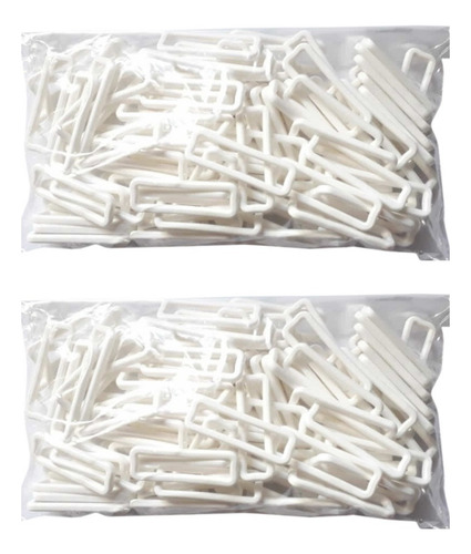 Passador De Plástico 22 Mm Para Elásticos Alças 200 Unidades