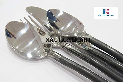 Cubiertos Rústicos Tenedor Cuchara Cuchillo Juego De Cena Fo