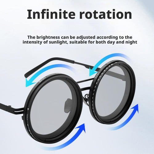 Gafas De Sol Nd2-400 Con Atenuación Ajustable Para Escalada