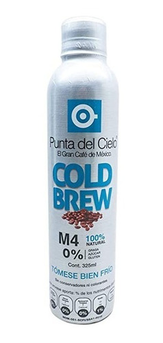 Punta Del Cielo Cold Brew M4  Cafe 100% Natural 325 Ml