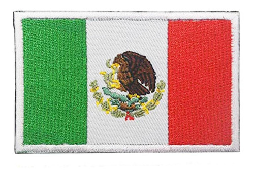 Parche Bordado Velcro, Mxomx-001, 1 Parche, Bandera México