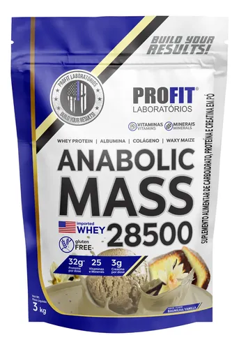 ANABOLIC MASS SUPLEMENTO HIPERCALÓRICO MASSA C/ WHEY PROFIT