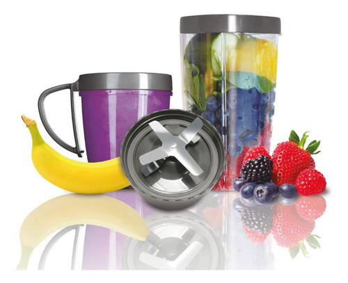 Kit Vasos Con Aspa Y Accesorios De Lujo Nutribullet 100392