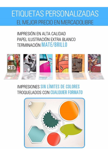 Calcos Autoadhesivos Stickers Etiquetas Resistentes Exterior Troquelados Especiales Formas Resistentes Agua Diseños Pvc