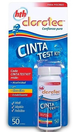 Cintas Reactivas Medir Ph Cloro Clorotec Cloro 50 Unidades