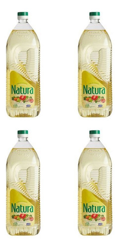 Pack X4 Botella De Aceite Puro De Girasol  Natura 1,5l  