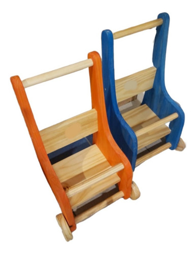 Cochecito De Madera Artesanal Para Muñeca Bebe