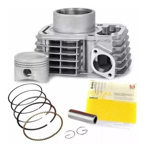 Kit Cilindro Pistão Anéis Honda Cbx 200 Xr Nx 200 Metal Leve