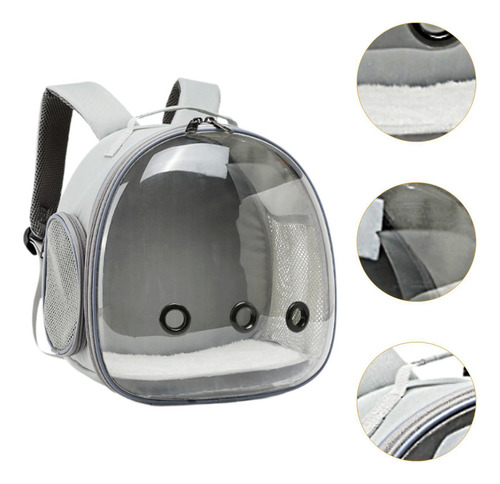 Mochila Para Gatos, Jaula Para Pájaros, Amplias Rejillas