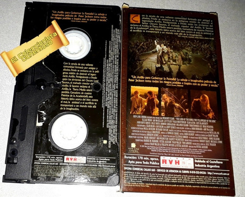 Señor De Los Anillos La Comunidad Del Anillo Vhs
