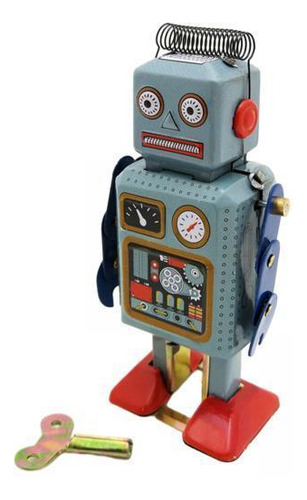 5 Juguete De Hojalata De Cuerda, Robot, Coleccionables,