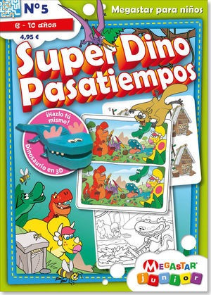 Libro Súper Dino Pasatiempos #5 Original