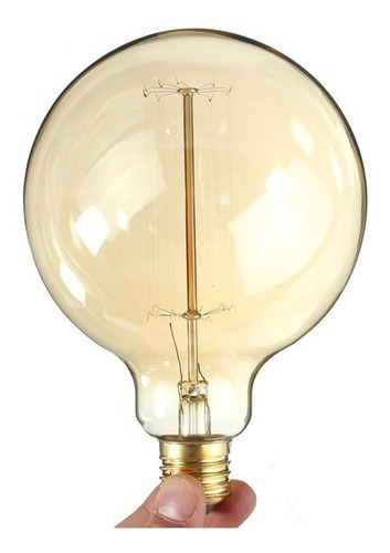 Lámpara Multifilamento Globo Grande G125 40w Vintage Retro