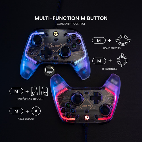 Control Gamesir Kaleid T4 Alambrico P/ Pc, Switch Y Android