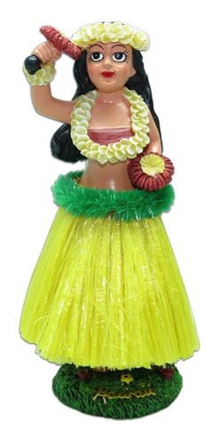 Dashboard Hula Doll Girl With Uliuli 6.53939 Tall 40607...