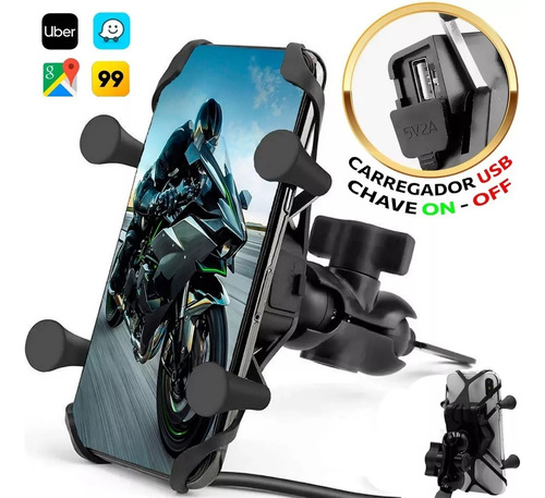 Suporte De Telefone Multifuncional Para Motocicleta Inova