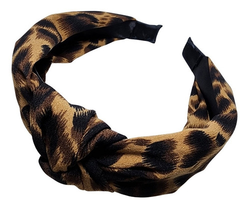 Diadema Anudada Animal Print