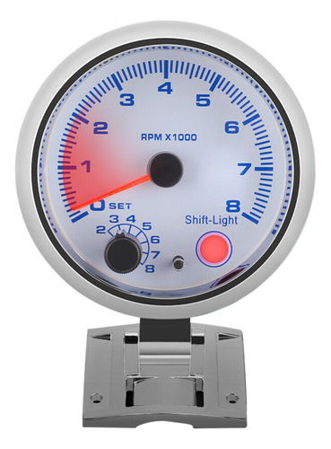 Tacômetro Automotivo 0-8000 Rpm Light Universal Gauge Inter
