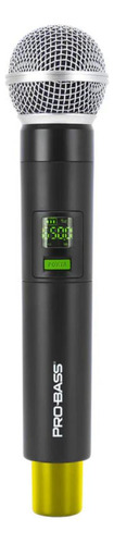 Micrófono Inalámbrico Doble Probass Uf 224 Multi Frecuencia