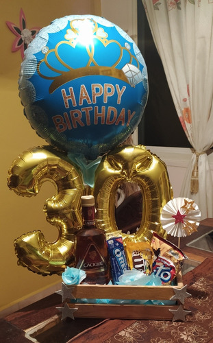 Arreglos Con Globos, Letras 3d, Caja Mensaje Y Candy Bouquet