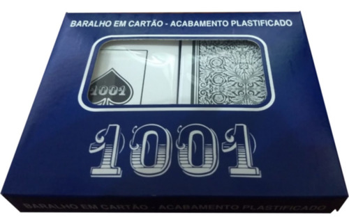 3 Jogos De Baralho Copag 1001 Duplo Plastificado - C/ Nfe