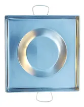 Comprar Comal Taquero Bola 50x50 Cm. En Acero Inoxidable