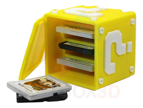 Caixa Super Mário De Jogos Para Nintendo 3ds Nds Porta Jogos