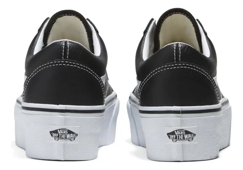 Tenis Vans Ua Old Skool Stackform Leather Mujer Casual Cuotas