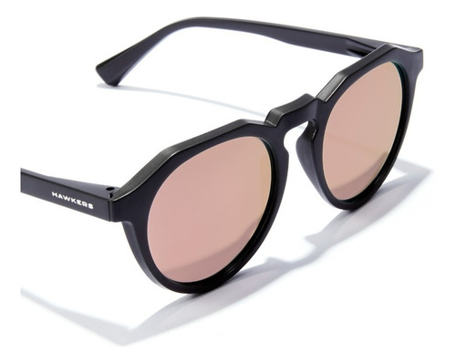 Lentes De Sol Hawkers Polarizados Warwick Raw Hombre Y Mujer Diseño Negro/Dorado Rosa Polarizado