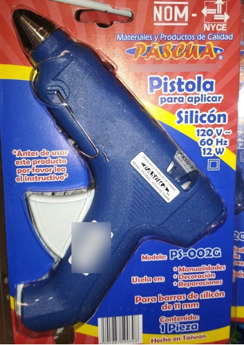 Pistola Para Silicón Barra Gruesa De 11mm 1 Pza Marca Pascua